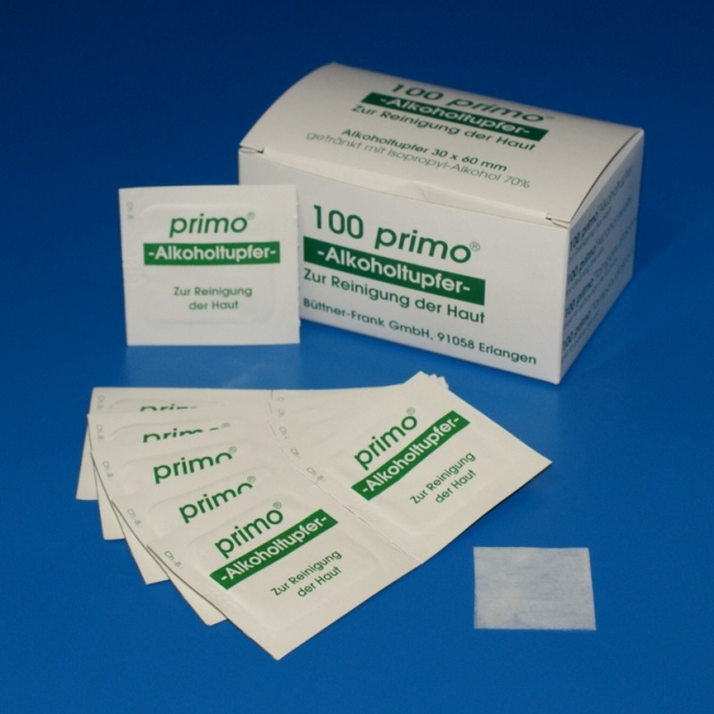 Alkoholtupfer Primo steril (100 Stück) 