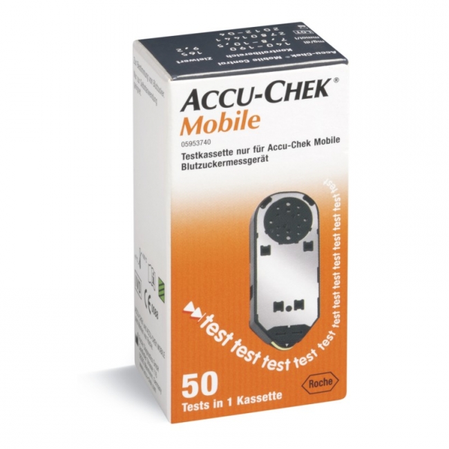 Blutzuckerteststreifen Accu-Chek Mobile (1 Kassette á 50 Tests) 